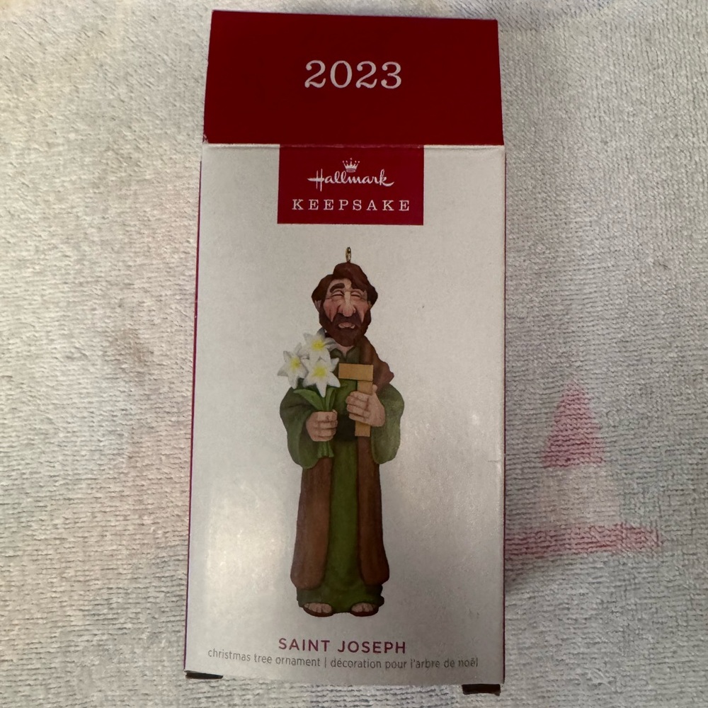 Hallmark Keepsake 2023 Saint Joseph Ornament - Green and Brown
